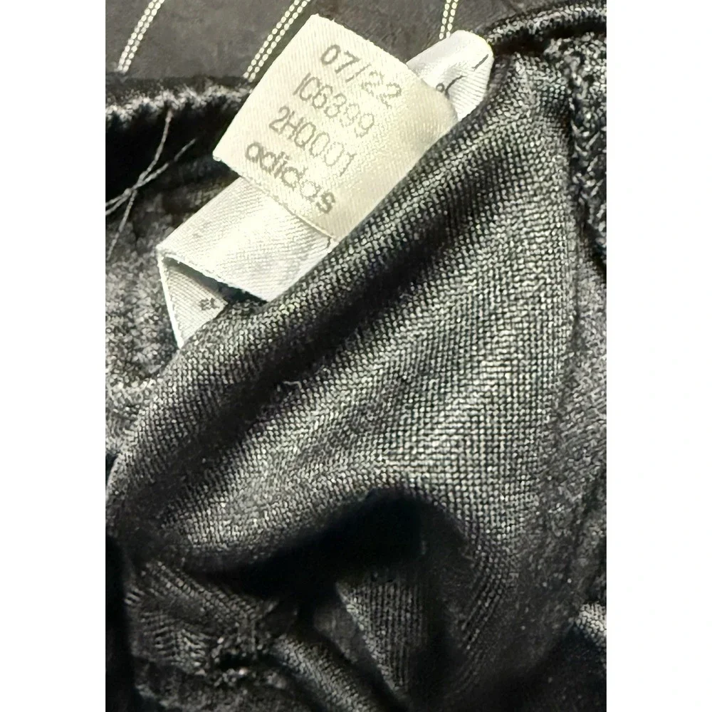 Adidas Tiro Training Jogger Pants Mens Size Small Black Ankle Zip Stretch 2HQ001